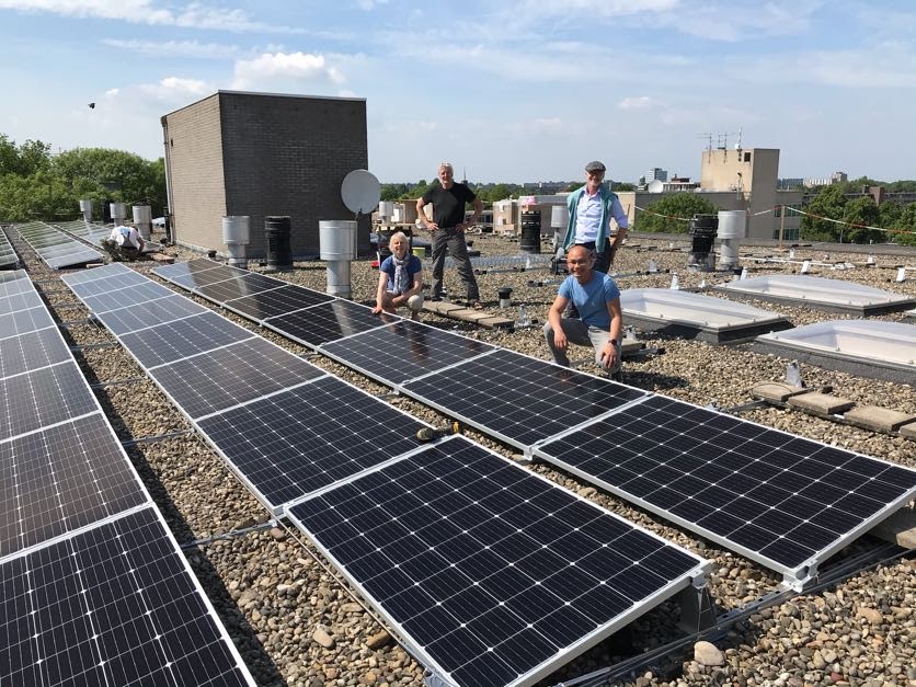 Initiatiefnemers op het dak Initiatiefnemers op het dak